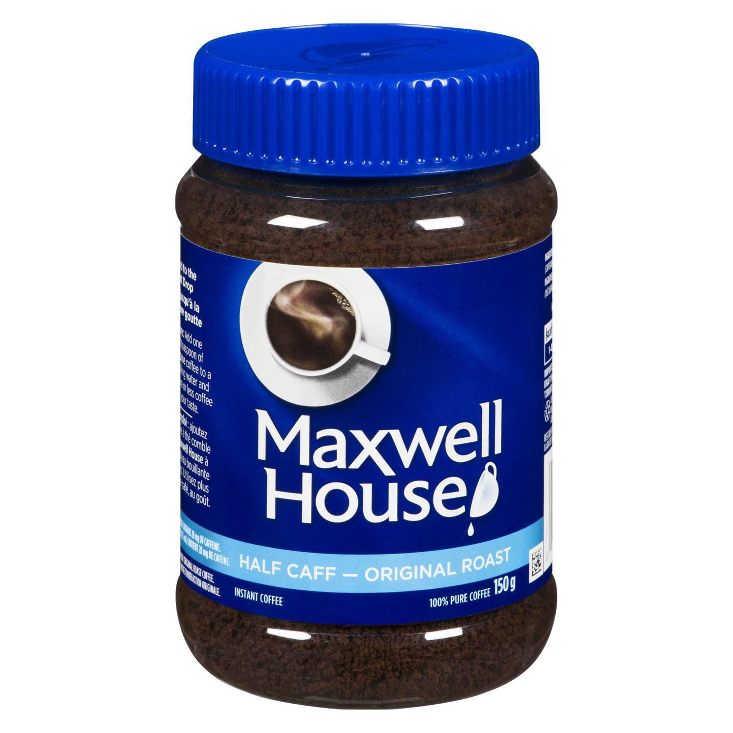 Maxwell House Half CaffOriginal Roast Instant Coffee Walmart Canada